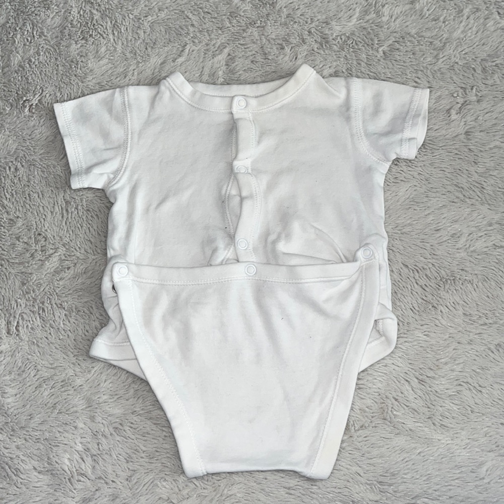 (3 for $10) George white bodysuit